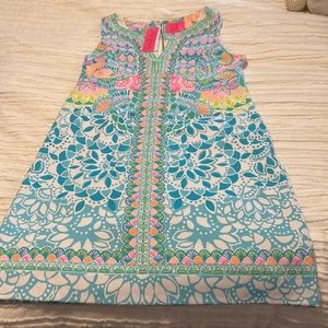 Lilly Pulitzer Sigrid Shift Dress Sleeveless Colorful Print NWT